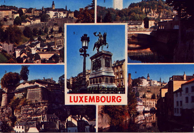 Luxembourg Post Card, 1980